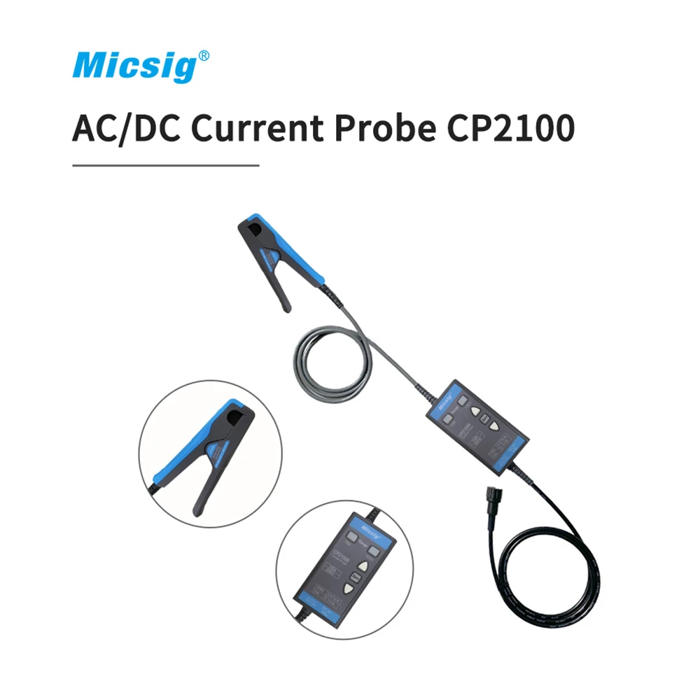 

Micsig CP2100A CP2100B AC/DC Current Probes 2.5MHz 10A/100A Maximum Measurable Current 100Apk 70.7Arms (DC+ACpk) 2024