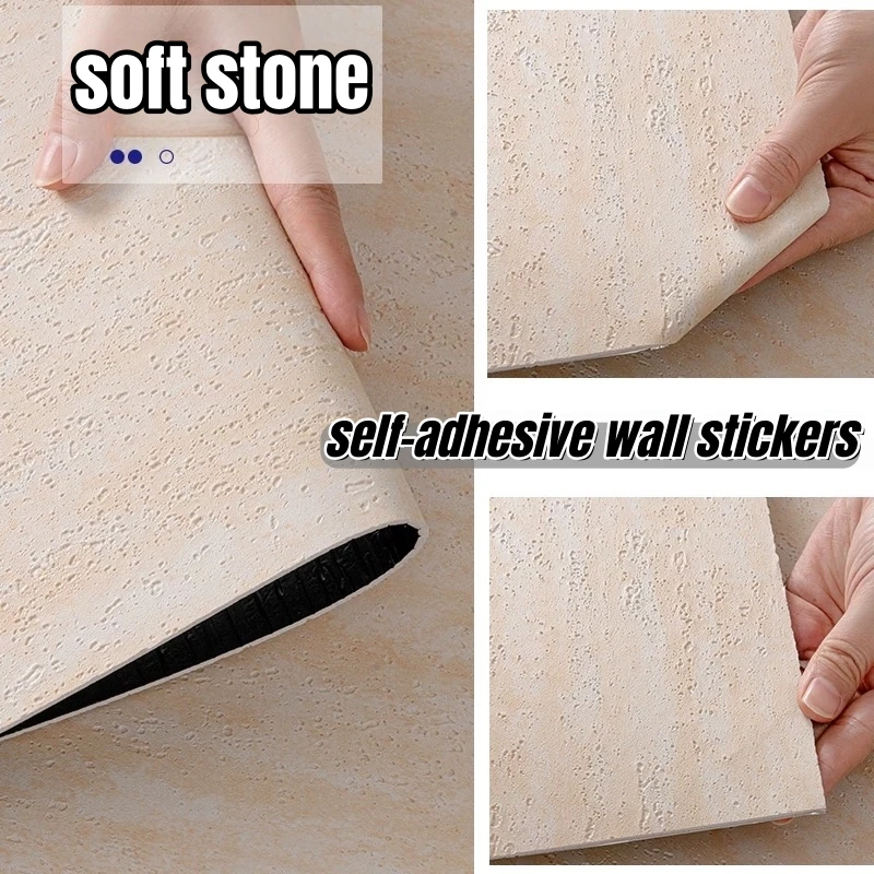 

3D-обои в винтажном стиле, самоклеящиеся, из ПВХ, водонепроницаемые, съемные, для кухни, спальни, гостиной, декор для стен