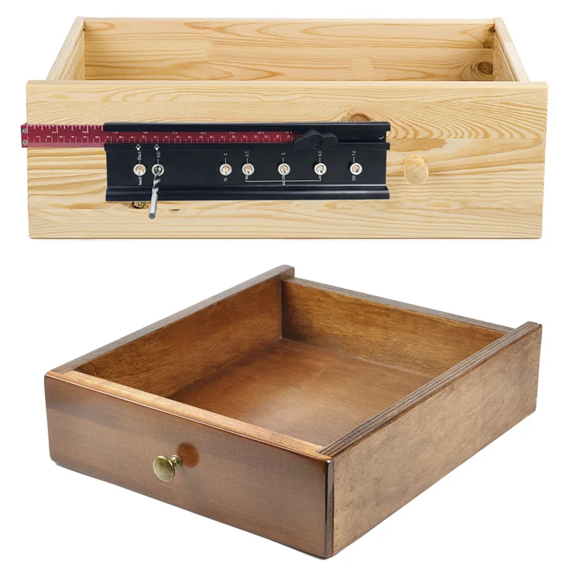 AF90-Guida per trapano Localizzatore di punzoni Maniglia Localizzatore di fori aperti Localizzatore di foratura per la lavorazione del legno per maniglie e tiranti per punzonatrice