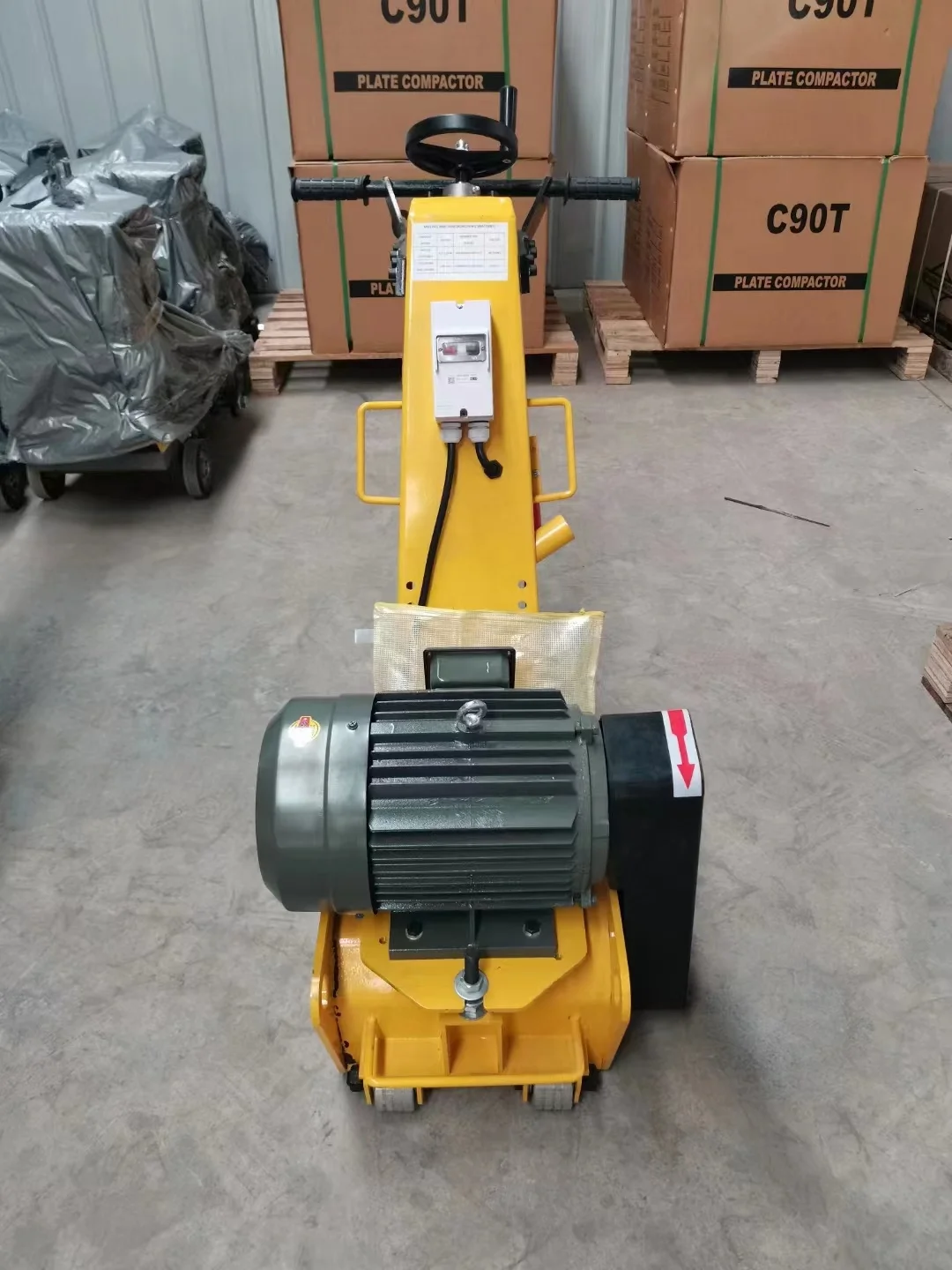 Wholesale Road Floor Scraping Walk Behind Manual Concrete Scarifier Pavement Planer Grinder Floor Milling Machine
