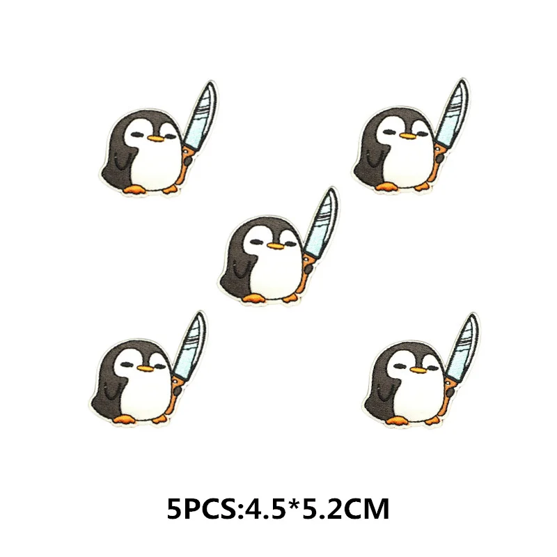 5 teile/los Cartoon Katze Applique Stickerei Patches Für Kleidung Aufkleber DIY Tier Patch Eisen Auf Patches Auf Kleidung – Detail 11