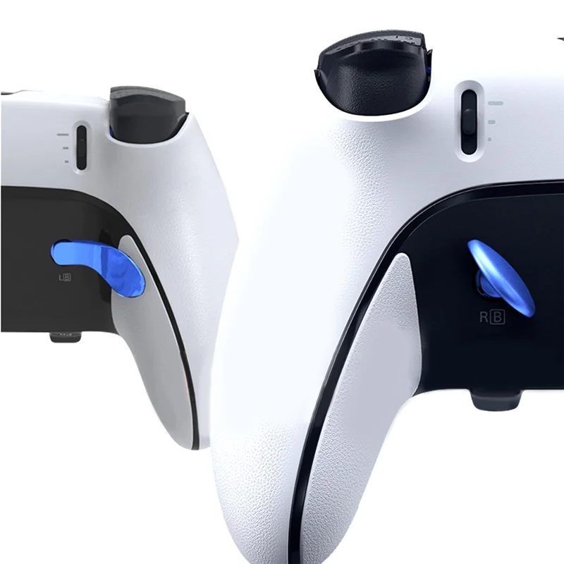 ELEC-عصا التحكم التناظرية لوحدة التحكم 10 في 1 عصا الإبهام 4 المعادن الخلفية مجداف الزناد زر استبدال ل PS5 Edge