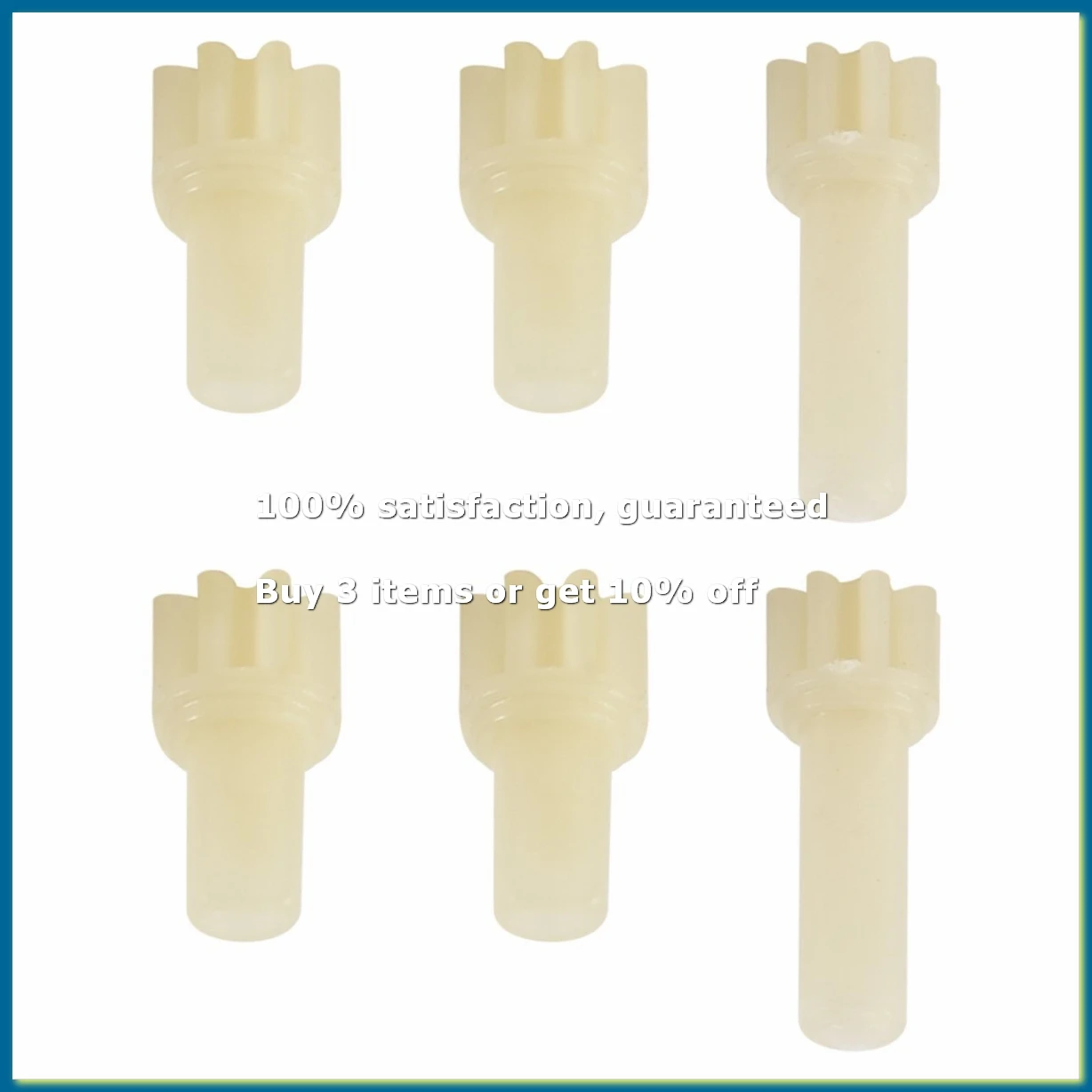 6Pcs K989-30 Driving Gear Kit Front Rear Pinion Gear for K969 K979 K989 K999 1/28 RC Cars Spare Parts-DTD2