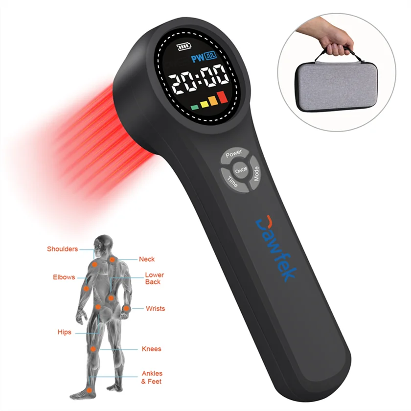 Dawfek Cold Laser Therapy Device for Humans Neuropathy 660nm*16+810nm*4+980nm*4 Cold Light Laser Therapy Device for Pets Horses