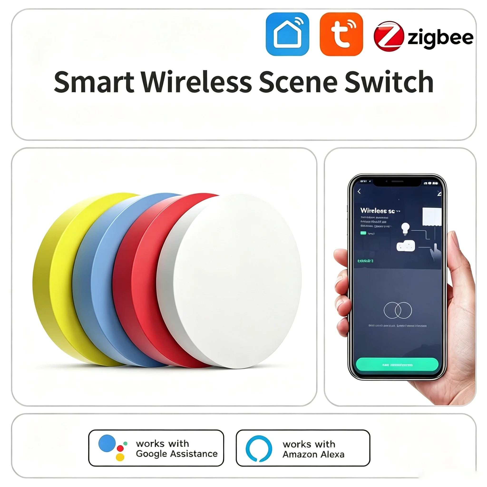 Smart Home Z Wave - Interruttore Wireless Intelligente Tuya Zigbee con