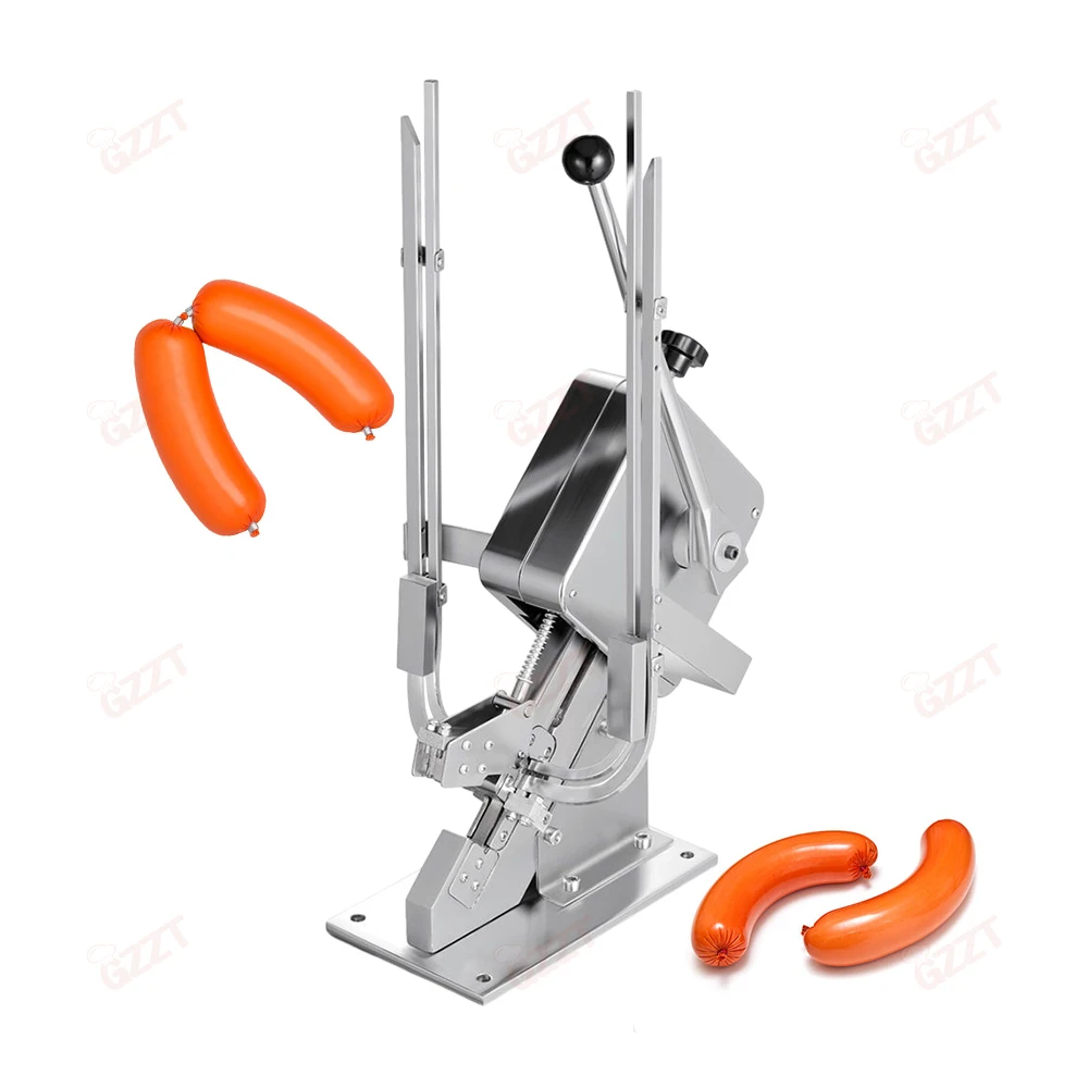 Wholesale Price Manufacture Manual U-shape Sausage Clipper Clipping Machine U Shape Multi-function Double Row Buckling Machine