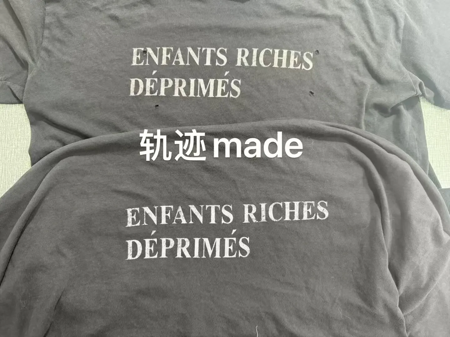 ER/D 24FW Slogan Destroy Crew Neck Short Wide Boxyfit T-Shirt