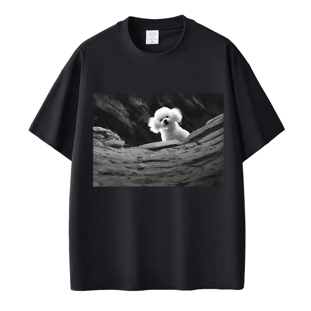 Funny Precious Dog Horror Movie Style Graphic T-shirt Men Women Fashion Vintage Short Sleeve Oversized Cotton Summer T Shirts