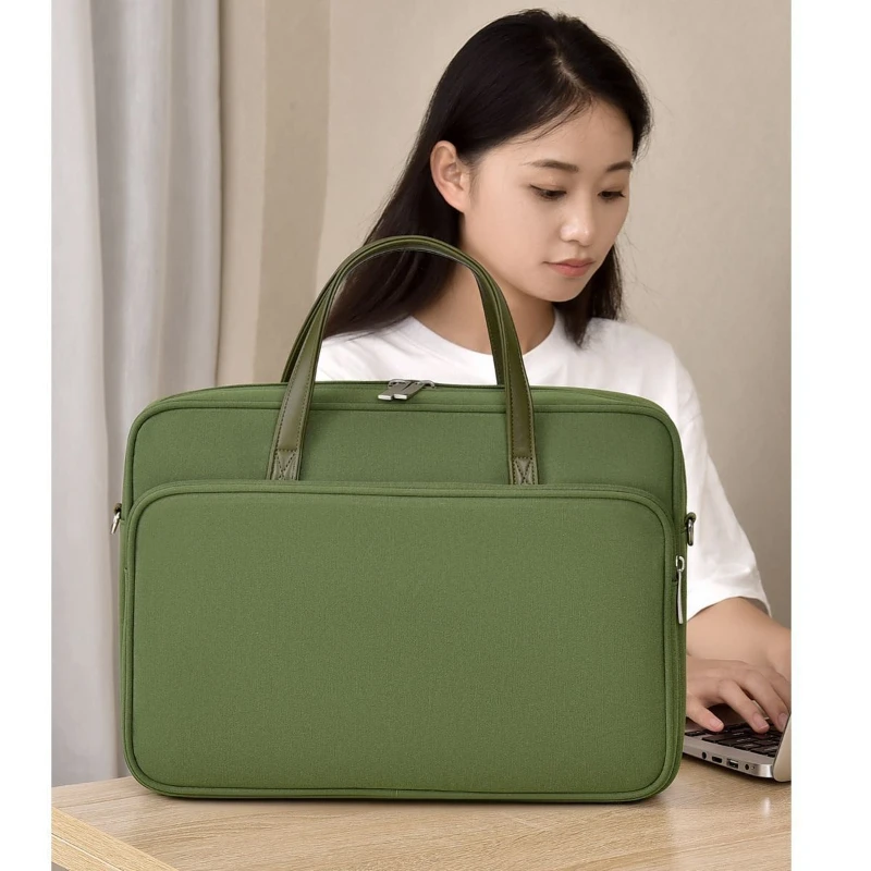 

Сумка на плечо для ноутбука 15/14 дюймов, чехол с защитой края, водоотталкивающий портфель для школы, работы и путешествий