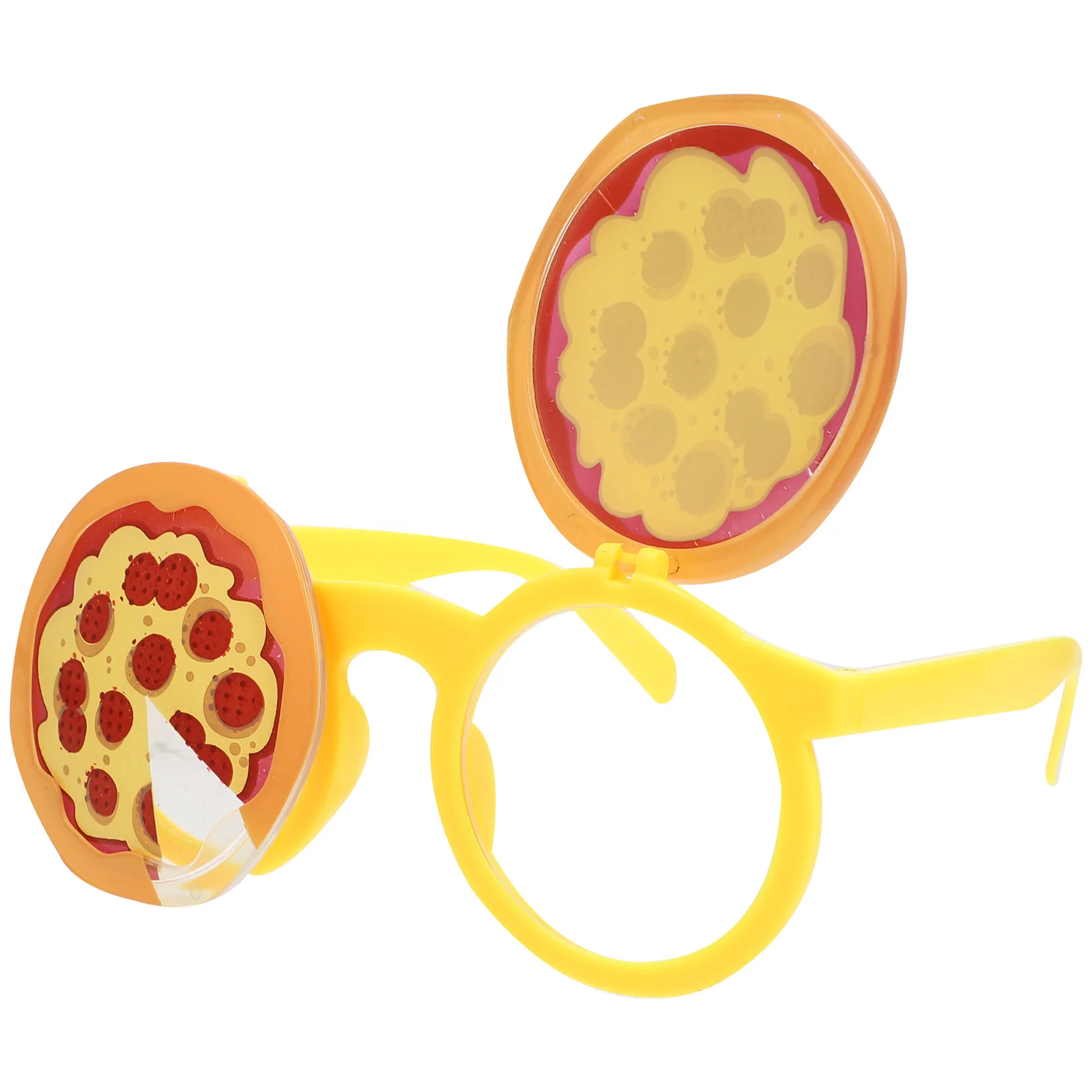 

Creative Pizza Paper Glasses Mask Photo Booth Props for Kids Birthday Party Decoration Photobooth Props Kids Toys