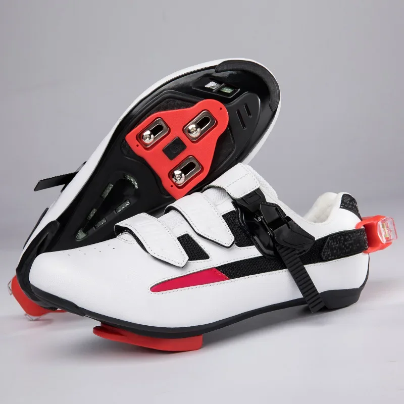 

Plus-size couples fashion leisure outdoor non-slip breathable shock-absorbing bicycle road lock shoes