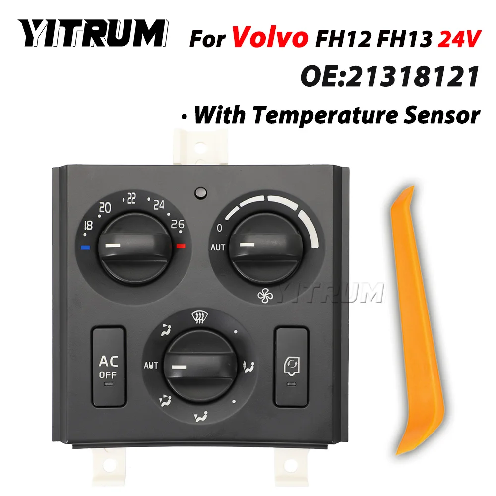 YITRUM For Volvo FH12 FH13 24V 21318121 20508585 Truck  Air Conditioner Heating Control Unit Combined Switch