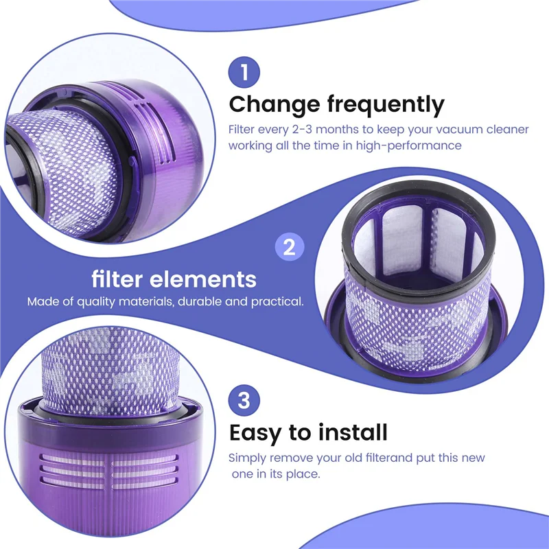 

AA78-3 Pack, Filters For Dyson V11 Replacements Part Vacuum Filter Kit For Dyson Filter Part