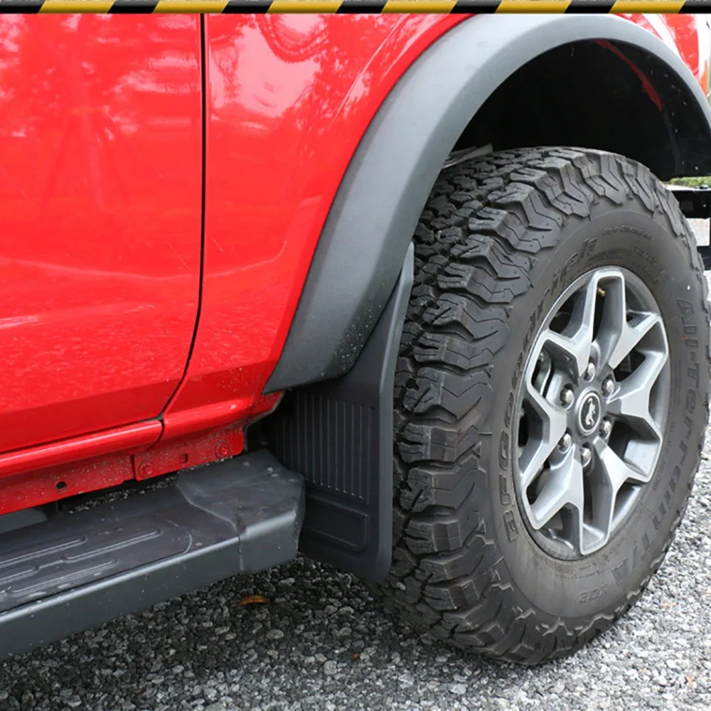 Mudguards Splash Bronco 2021 Accessories Car Mud Guard Mud Flaps for Ford Bronco 2021 2022 2 doors 4 doors