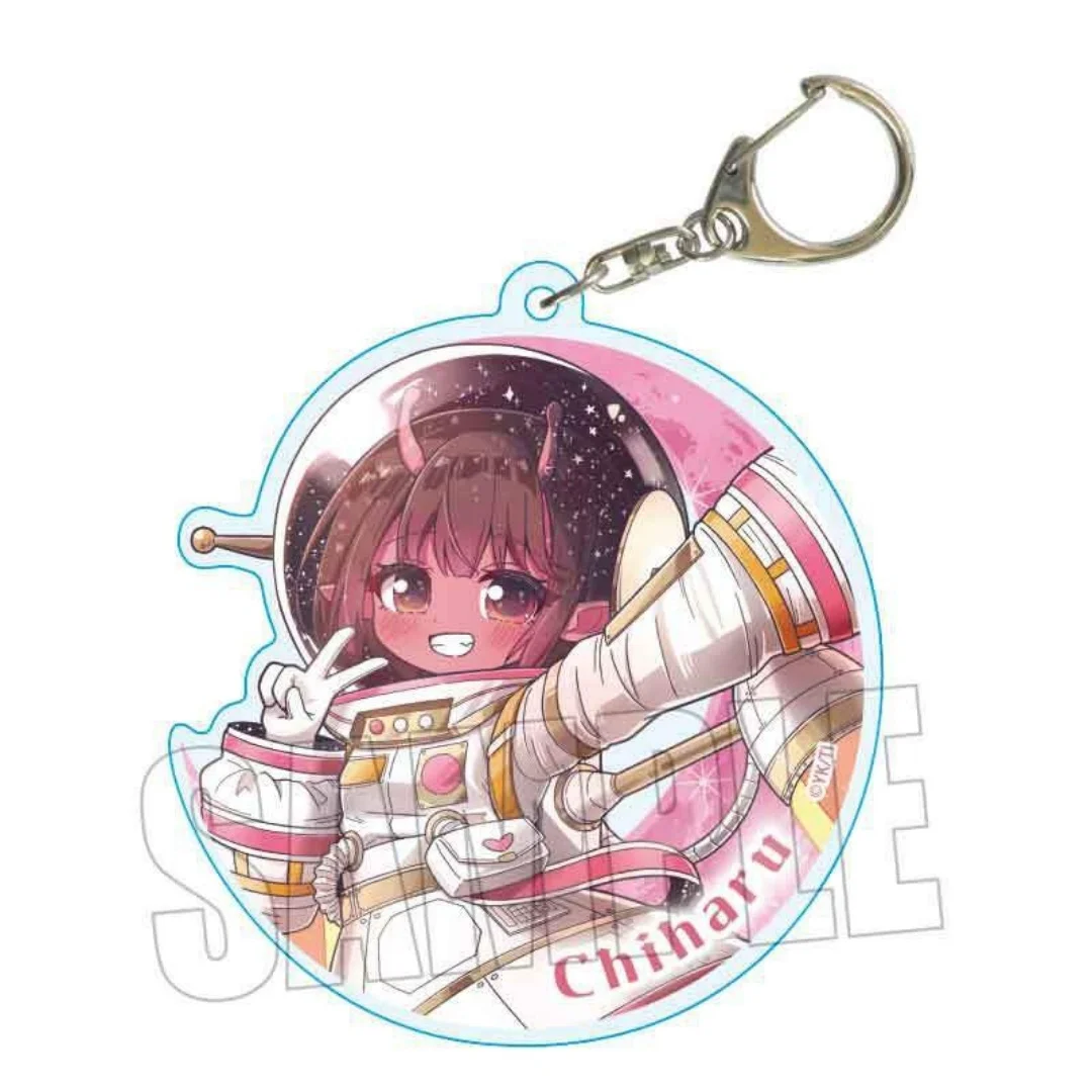 Milky Subway MS Acrylic Stand Keychain 10cm Chibi Kanata Kurt Max Chiharu Makina Akane Anime Sci-Fi Figure Desk Hanging Plate