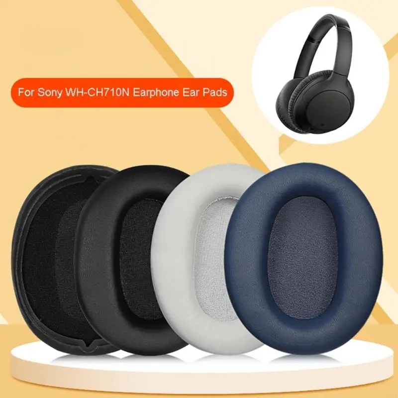 400A Breathable Protein Earpads for WH-CH710N Earphone Memory Foam Earcups Ear Pads