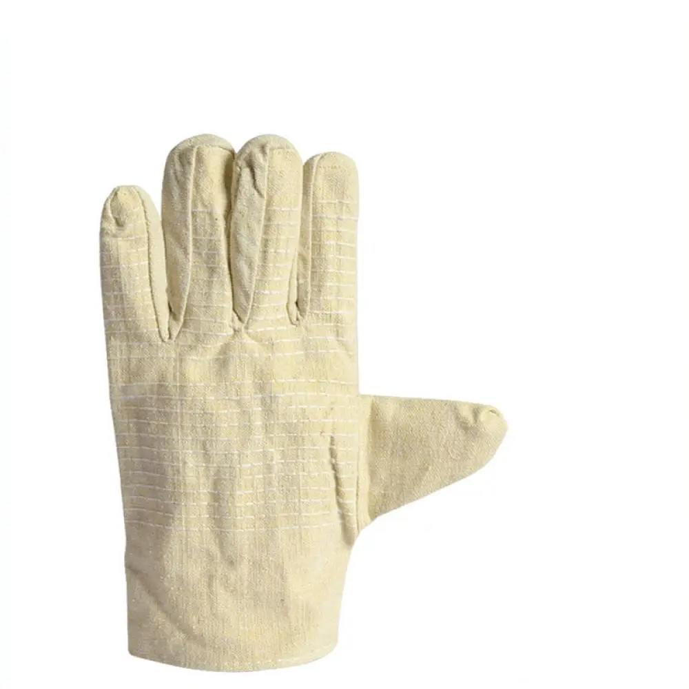 Industrial Safety Gloves Canvas Material Double Stitching Wear Resistant Guard For Welding And Metal Manufacturing