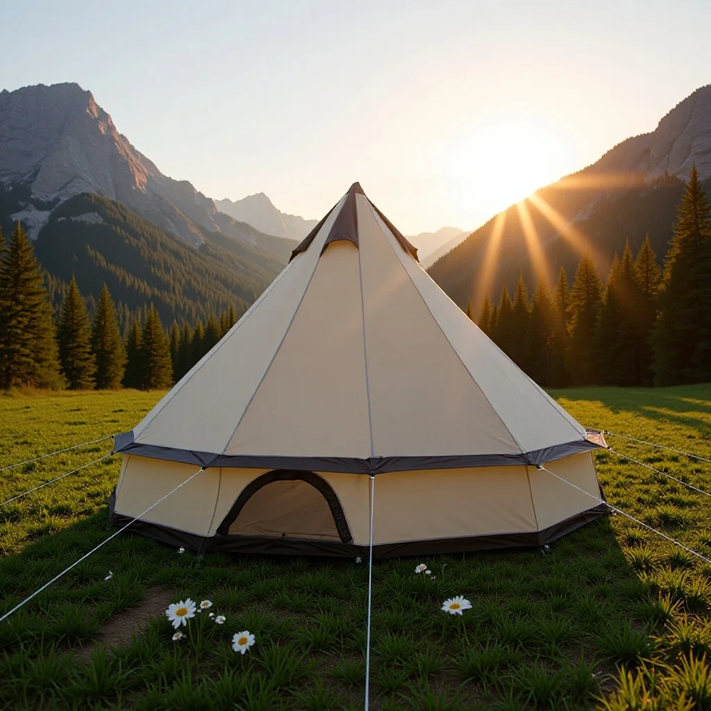 

Outdoor Indian tent outdoor camping small house leisure villa pyramid