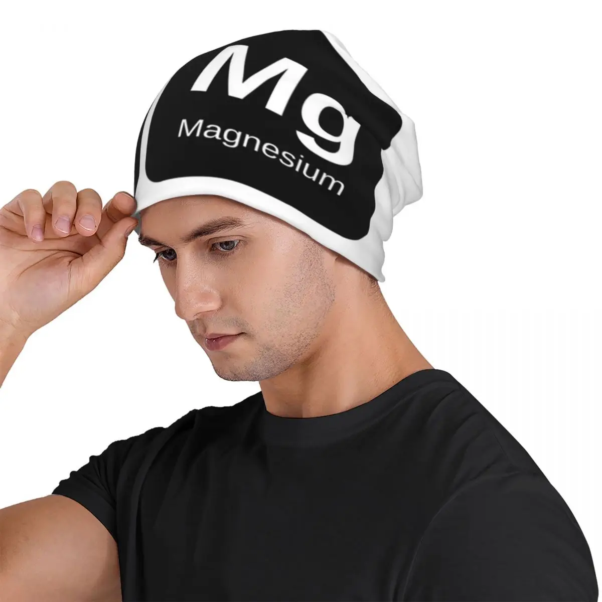 OMG Periodic Table Men Women Adult Beanies Caps Knitted Bonnet Hat Warm Fashion Autumn Winter Outdoor Skullies Hats