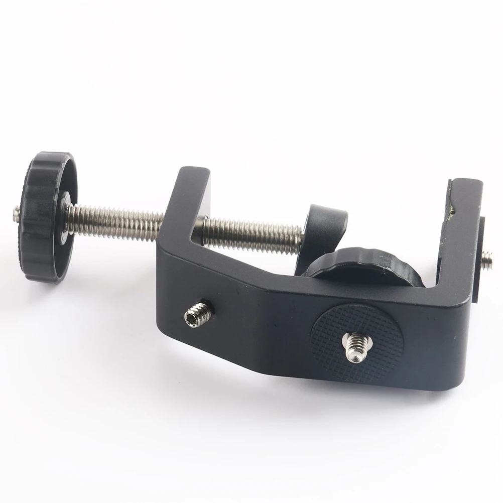 

Durable Desktop Mic Clamp Black Adjustable Screw Table Mount Clip Versatile Bracket Suitable for Lamp Microphone Easy