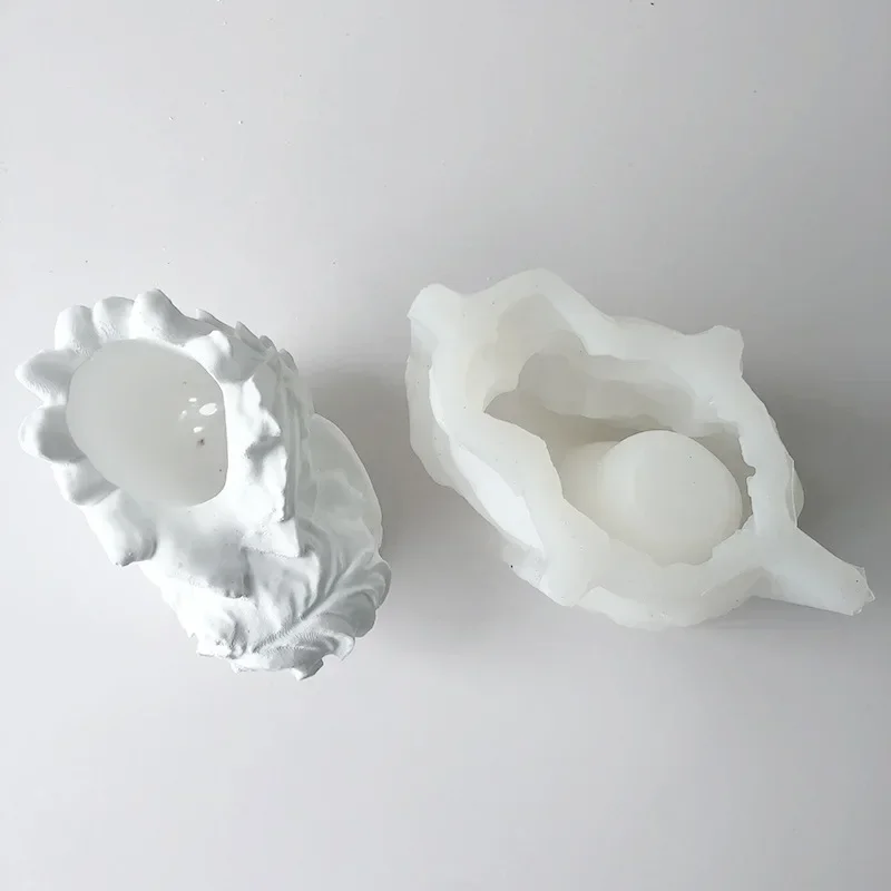 Angel Wings Plaster Drip Resin Flower Pot Mold DIY Plaster Mix Cement Ornaments Silicone Mould for Christmas Present