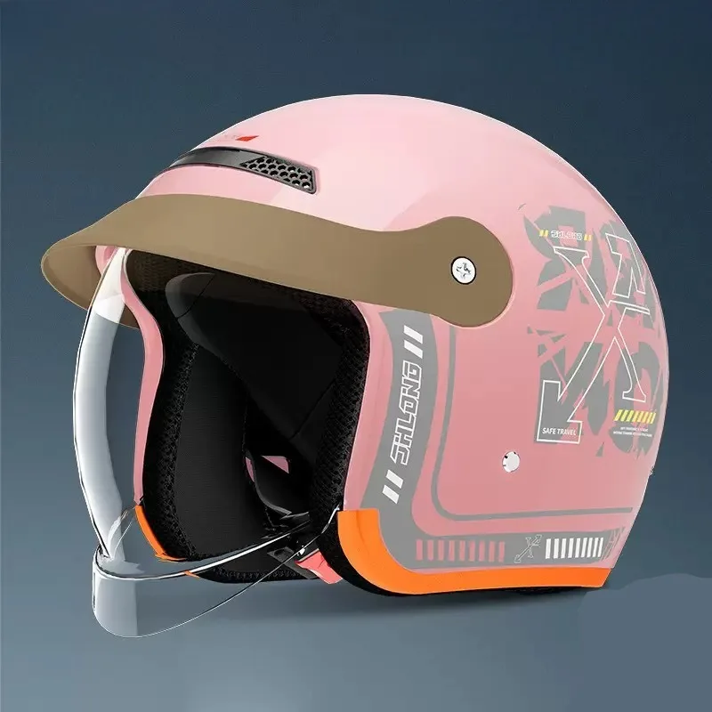 

Ретро-шлем Мотоциклетная бригада, оснащенный шлемом для круиз-самоката