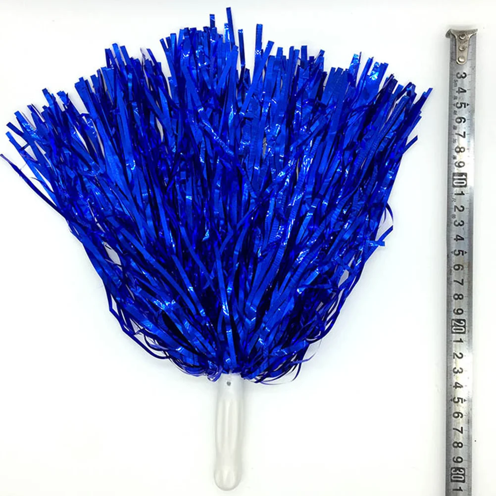6pcs Flower Sports Pompom Plastic Pompom For Dance Party Sports Cheerleading Reusable Pom Poms Accessory Random Color