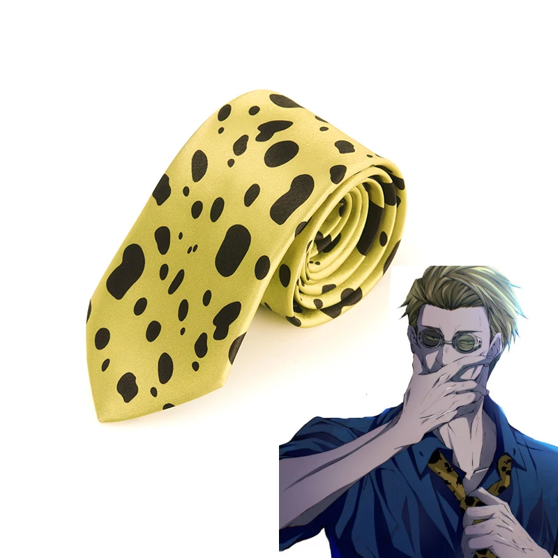 Anime Jujutsu Ties Kento Nanami Cosplay Necktie Unisex Costume Shirt Neck Tie Accessories Prop Cravat Gift