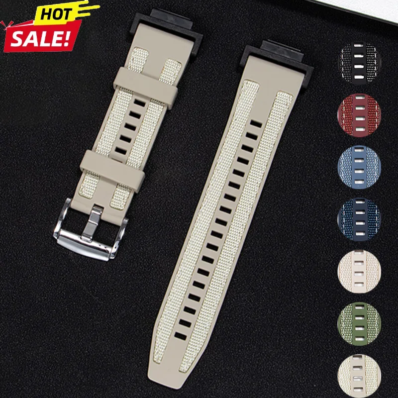 Nylon-Silikonarmband für Casioak GA-2100 DW5600 6900 GA-110/100, modifiziertes Silikonband, langlebiges Ersatzarmband-Zubehör