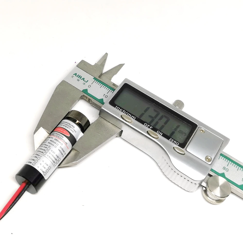 13Mm Dia Focusable 10Mw 650nm Rode Laser Module Dot/Lijn/Cross Lens 3V-6V