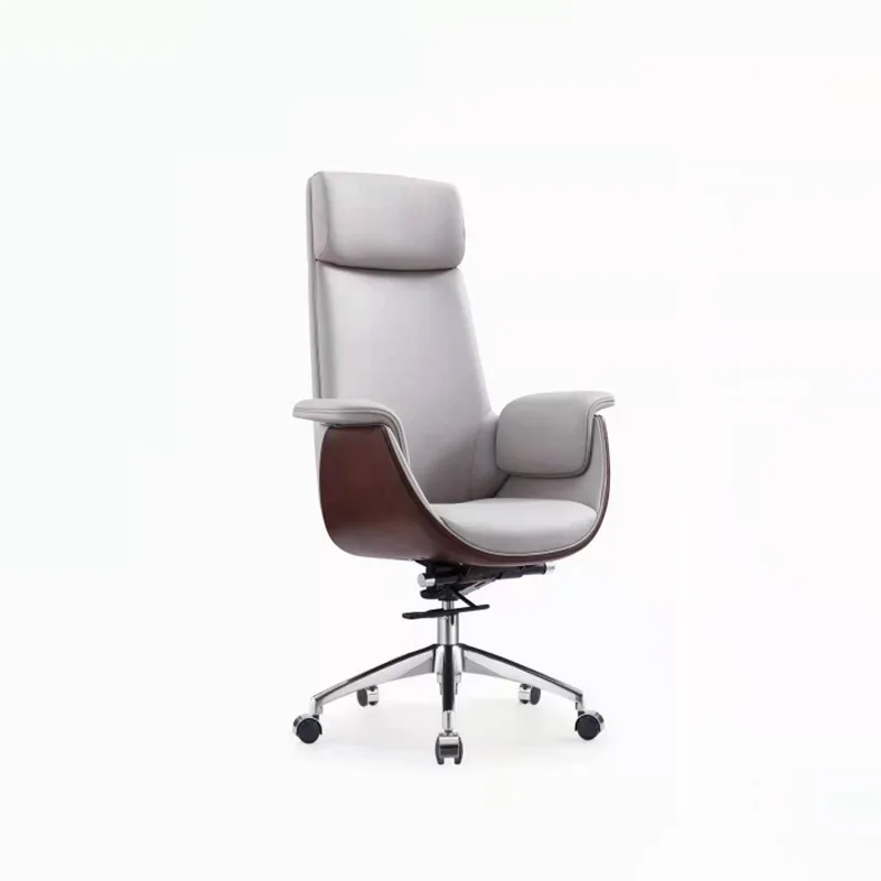 LMM modern leather chair simple computer chair manager light luxury study home