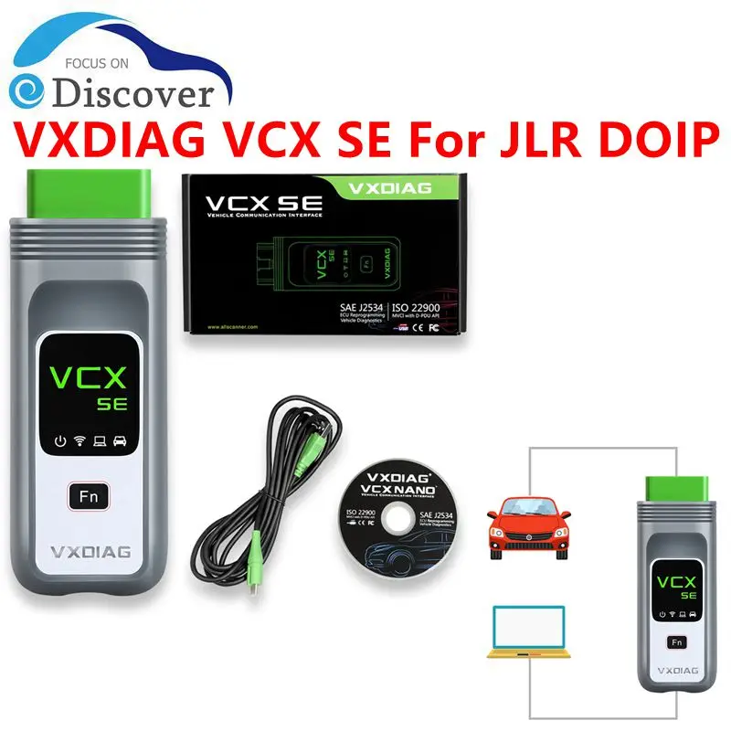 

VXDIAG VCX SE VX708 для JLR DoIP поддержка SDD и программное обеспечение Pathfinder J2534 Программирование кодирование активный тест рабочий Pathfinder