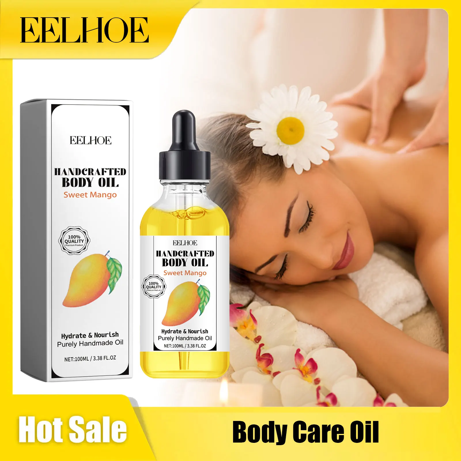 

EELHOE Body Cares Oil Nourish Epidermis Improve Roughness Firm Skin Reduce Dryness Deep Hydrate Relieve Stress Body Massage Oils