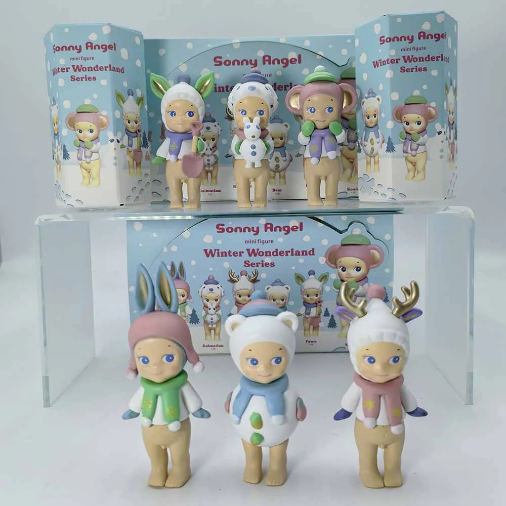 

New Sonny Angel Blind Box Winter Wonderland Series Mini Anime Figures Ornaments Dolls Fans Children Christmas Birthday Gift