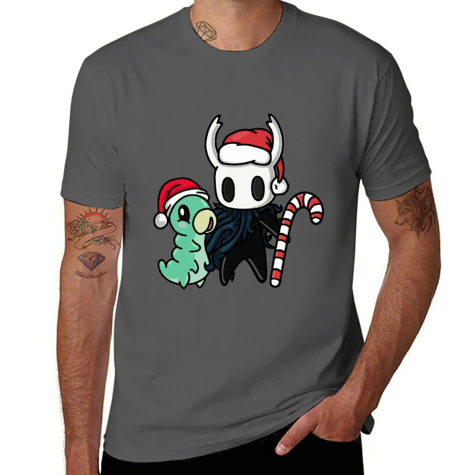 

Santa Hollow Knight & Xmas Grub T-Shirt UV Protection Outdoor Tee Shirt