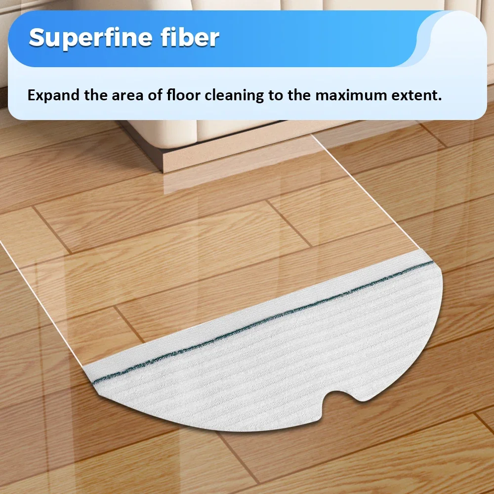 Panno per scopa usa e getta per uso domestico per Xiaomi Roborock S5 S6 S50 S55 S60 S5Max S6MaxV Aspirapolvere Panno per pulizia Mop Accessori