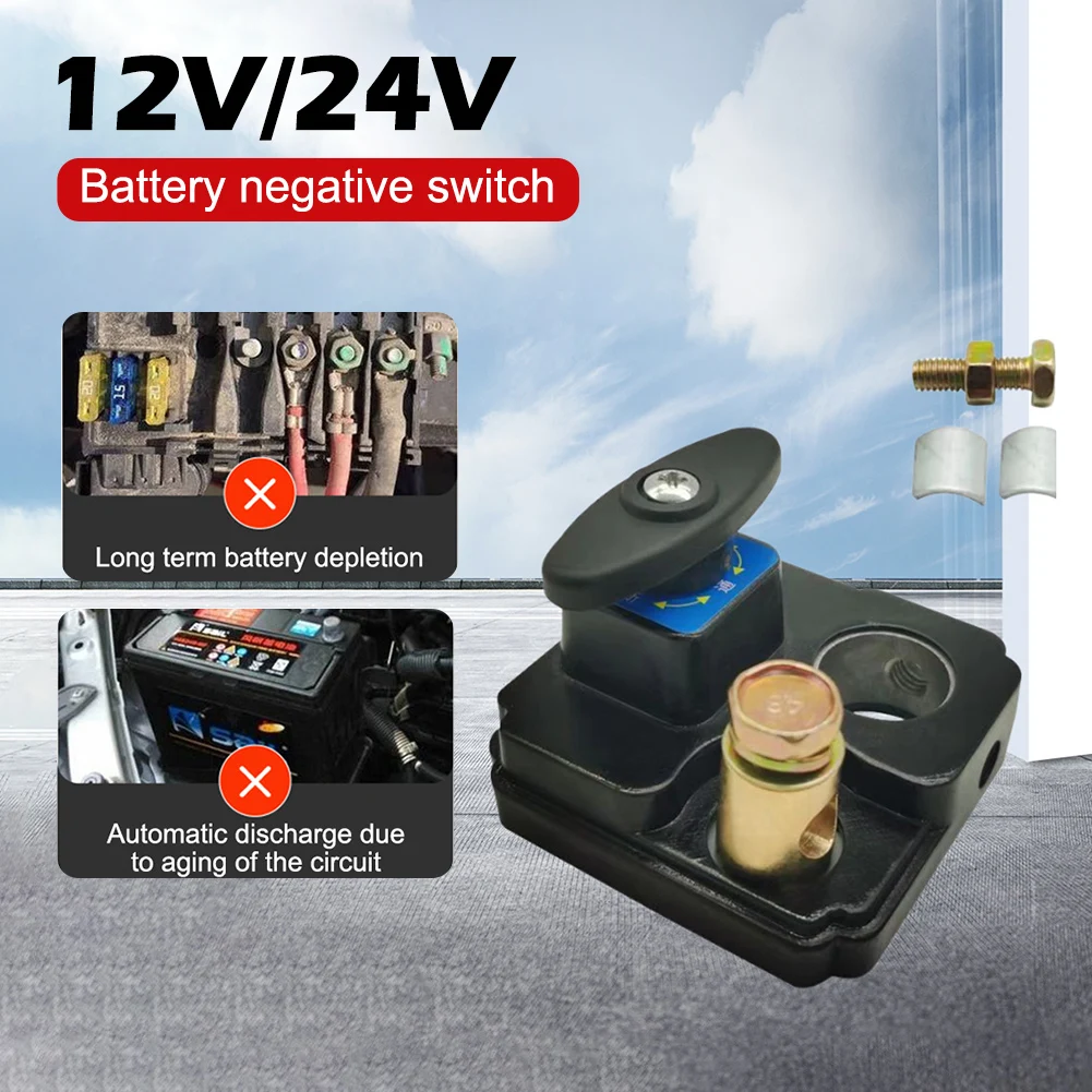 

Universal 12V/24V Car Battery Disconnect Switch Isolator Power Cut Off Kill Switches For RV ATV Boat Car Truck Auto Yacht