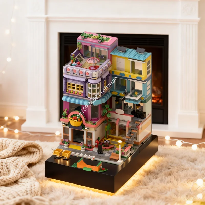 

2665pcs MOC Supermarket And Mainstreet Building Modulared Model Blocks Assemble Toy DIY Christmas Gifts Education Kids Birthday