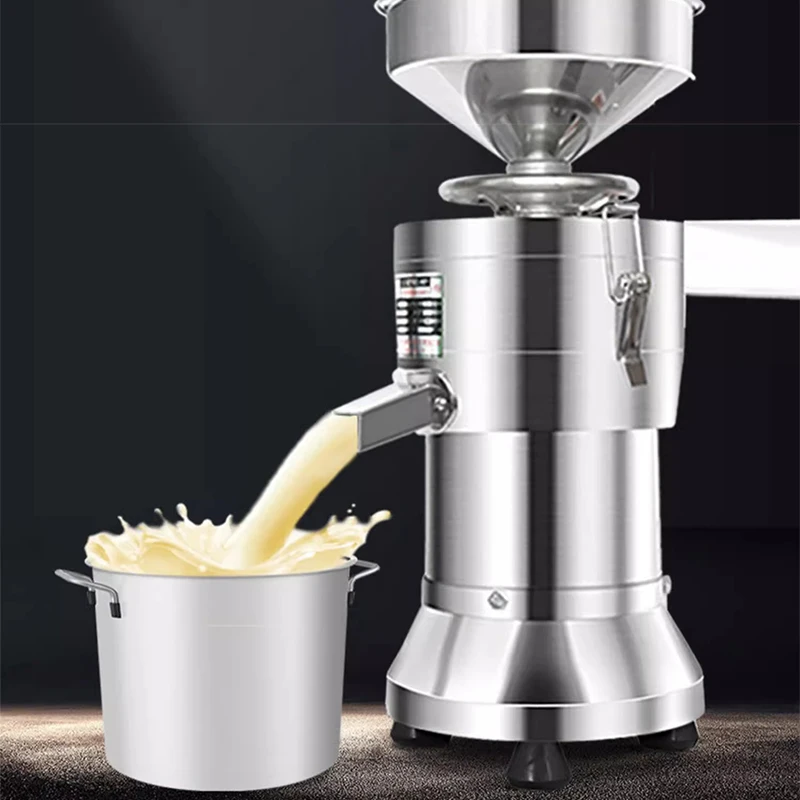 Commercial Soy Milk Machine Tofu Making Paste Mill Soya Bean Grinder Juicing Soymilk Extractor 25KG/H With 1 Barrel