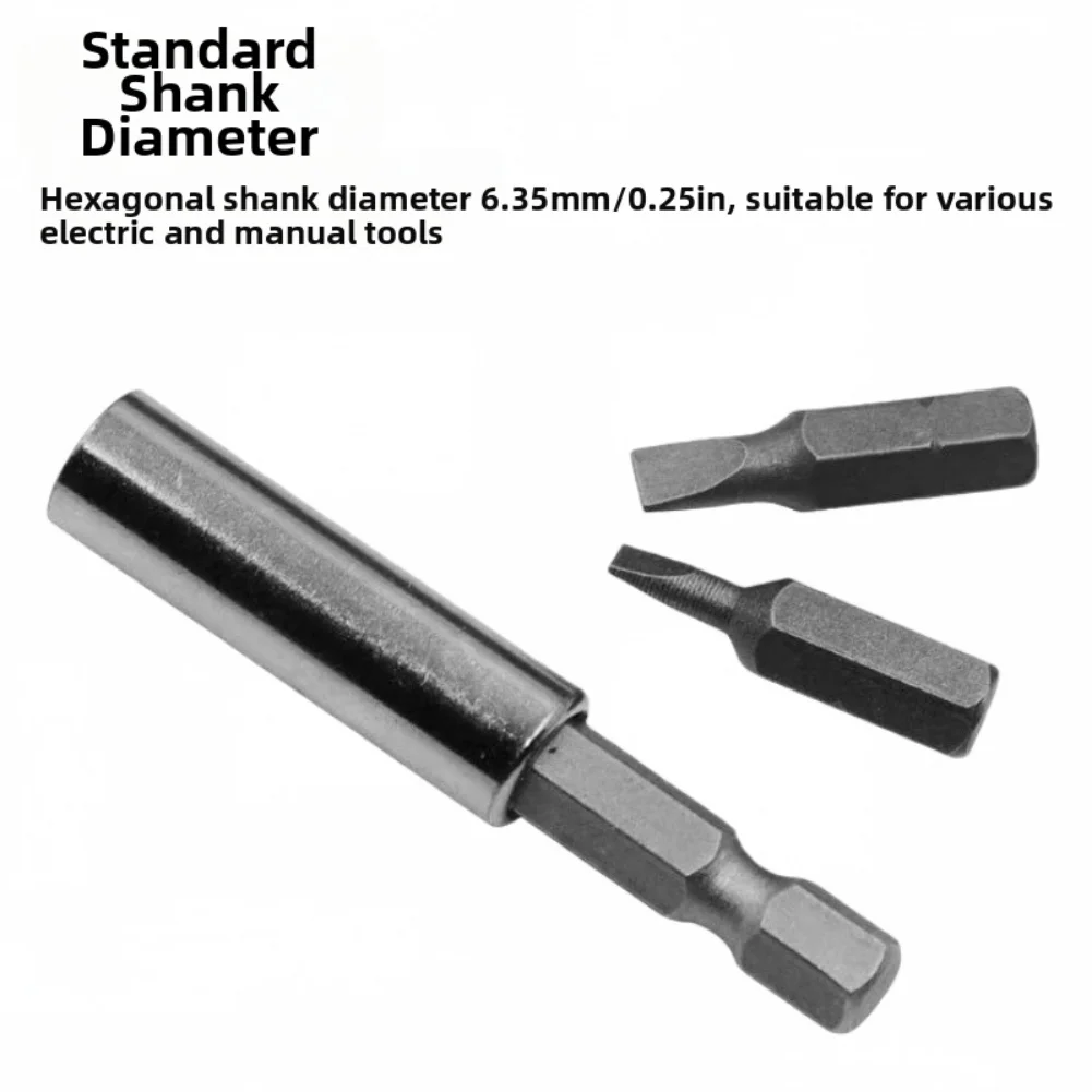 58 Piece Screwdriver Bit Set for Home Maintenance and DIY with Robust Storage Box and 14 Inch Hex Shank Compatibility