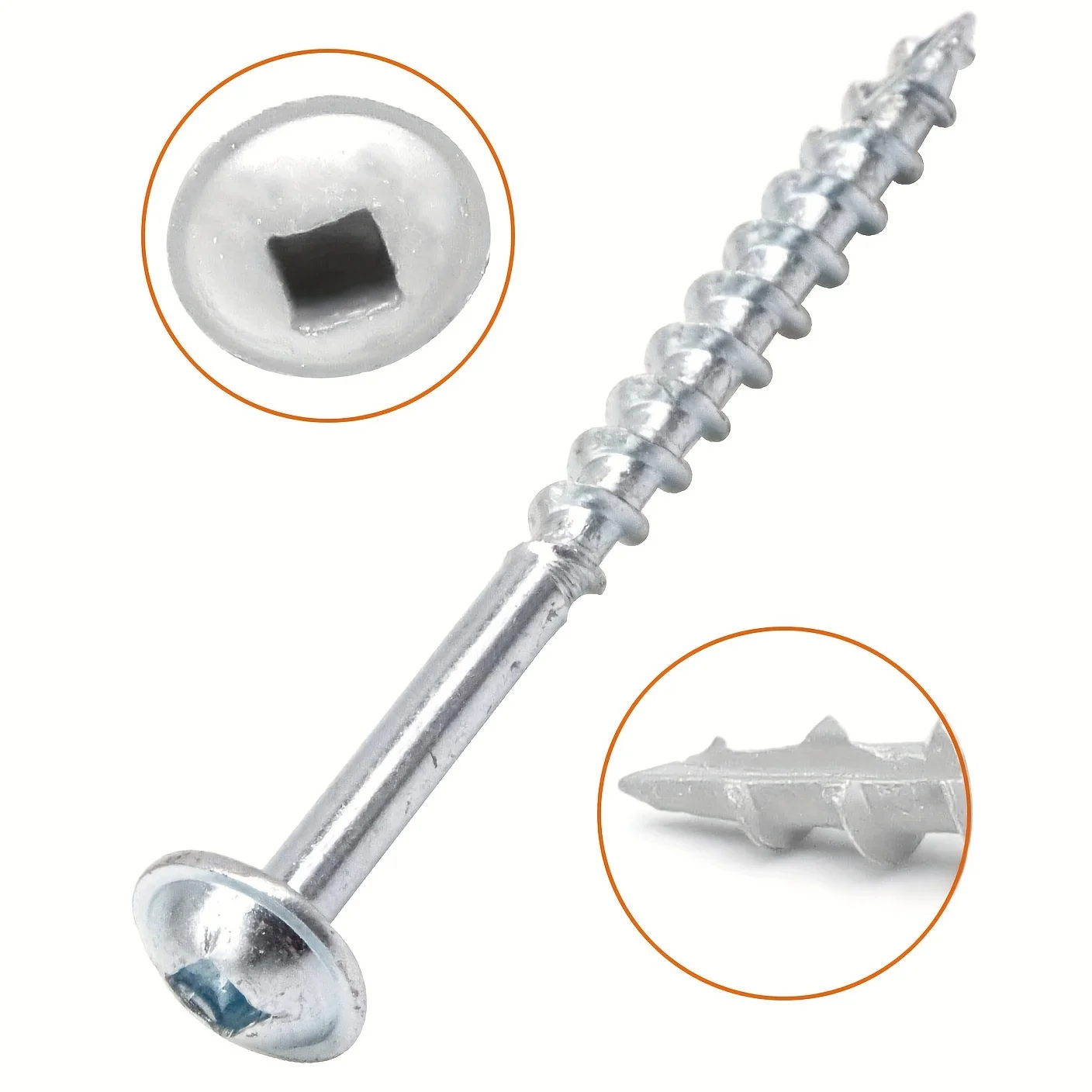 Pocket Hole Screws 100 #8 x 1 Inch #8 x 2 Inch #8 x 1-1/2 Inch #8 x 1-1/4 Inch #8 x 2-1/2 Inch Wood Screws