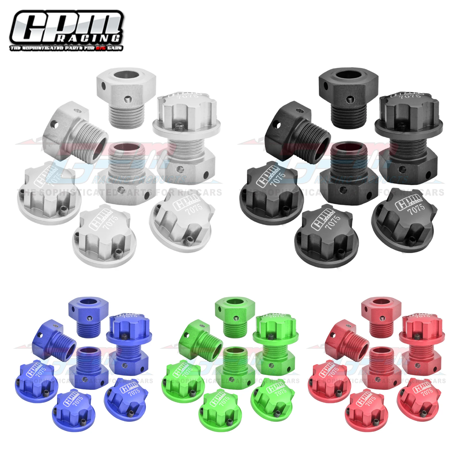 

GPM 7075 Wheel Lock 17mm For ARRMA Kraton Outcast Talion Typhon Mojave Felony