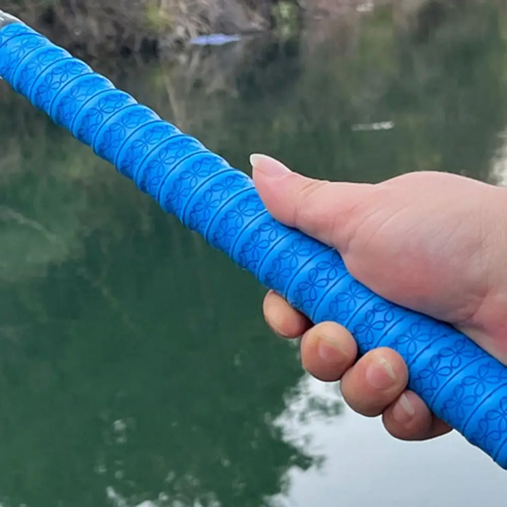 2M Anti-Rutsch-Angelruten-Schweißband, elastischer, schweißabsorbierender Angelruten-Gürtel, verlängerter Griffwickelgürtel – Detail 7