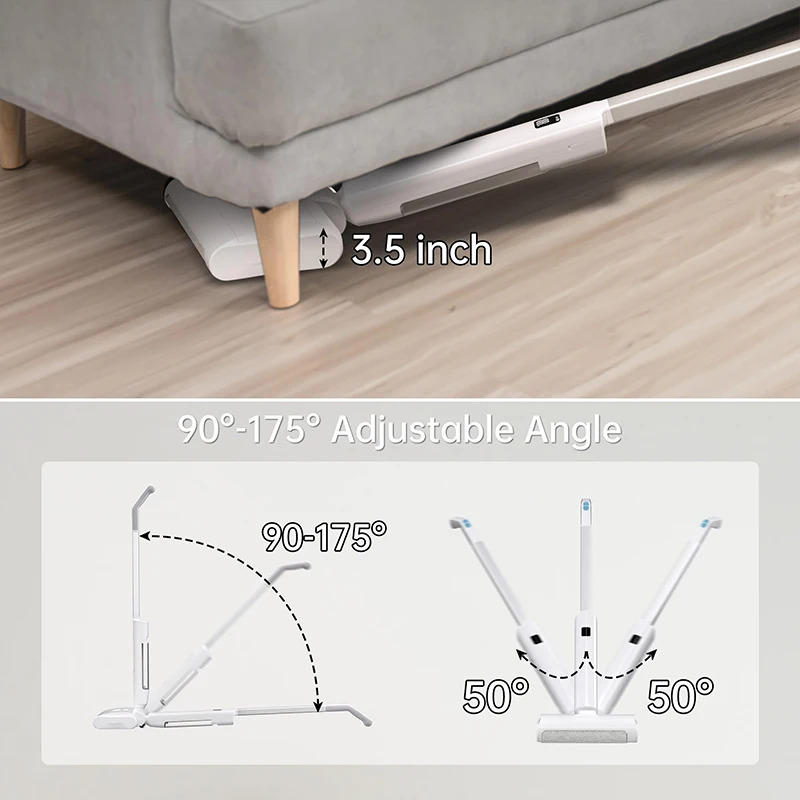 Elektryczny mop na patyku Bezprzewodowy odkurzacz do podłóg na mokro i sucho Mop do czyszczenia Bezprzewodowe mopy do mycia podłóg drewnianych Odkurzacz