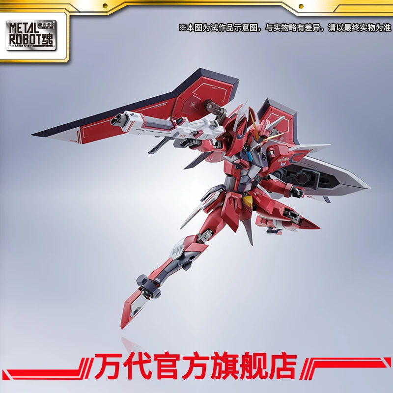 Espíritus Bandai auténticos oficiales Espirituosos ROBOT DE METAL <SIDE MS> Justicia inmortal Gundam - Mecha coleccionable de alto detalle