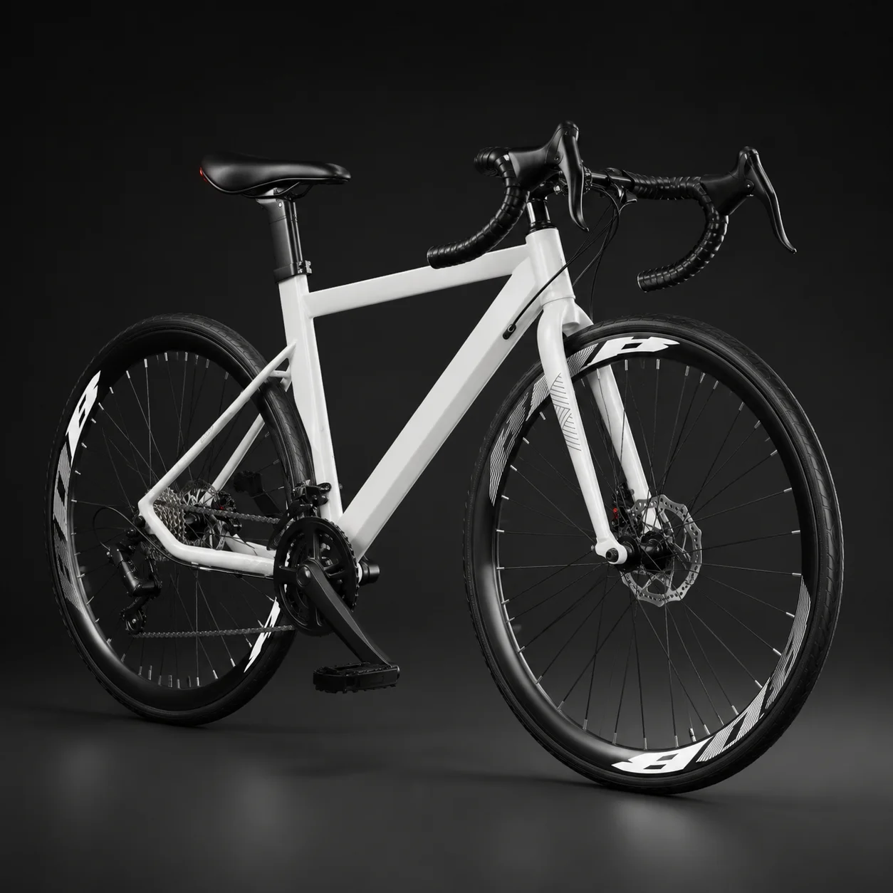 Bicicleta de Carretera 700C con Manillar de Carreras, Bicicleta Ligera de Competición, 21, 24, 27 Velocidades, Freno de Disco Mecánico, Bicicleta de Paseo para Adultos