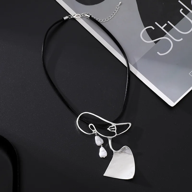 

DIY accessories Foreign Trade New European and American Fashion Simple Unique Geometric Alloy Pendant Women's Versatile Premium