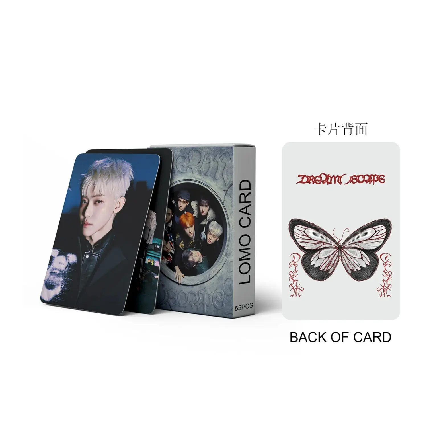 55pcs Kpop Lomo Cards DREAM( ) SCAPE Photocard Álbum de fotos Conjunto de cartões de impressão Coleção de fãs