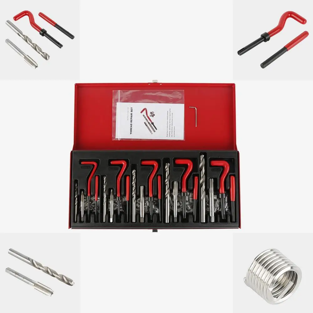 Thread Repair Tool Engine Block Restoring Damaged Kit M5 M6 M8 M10