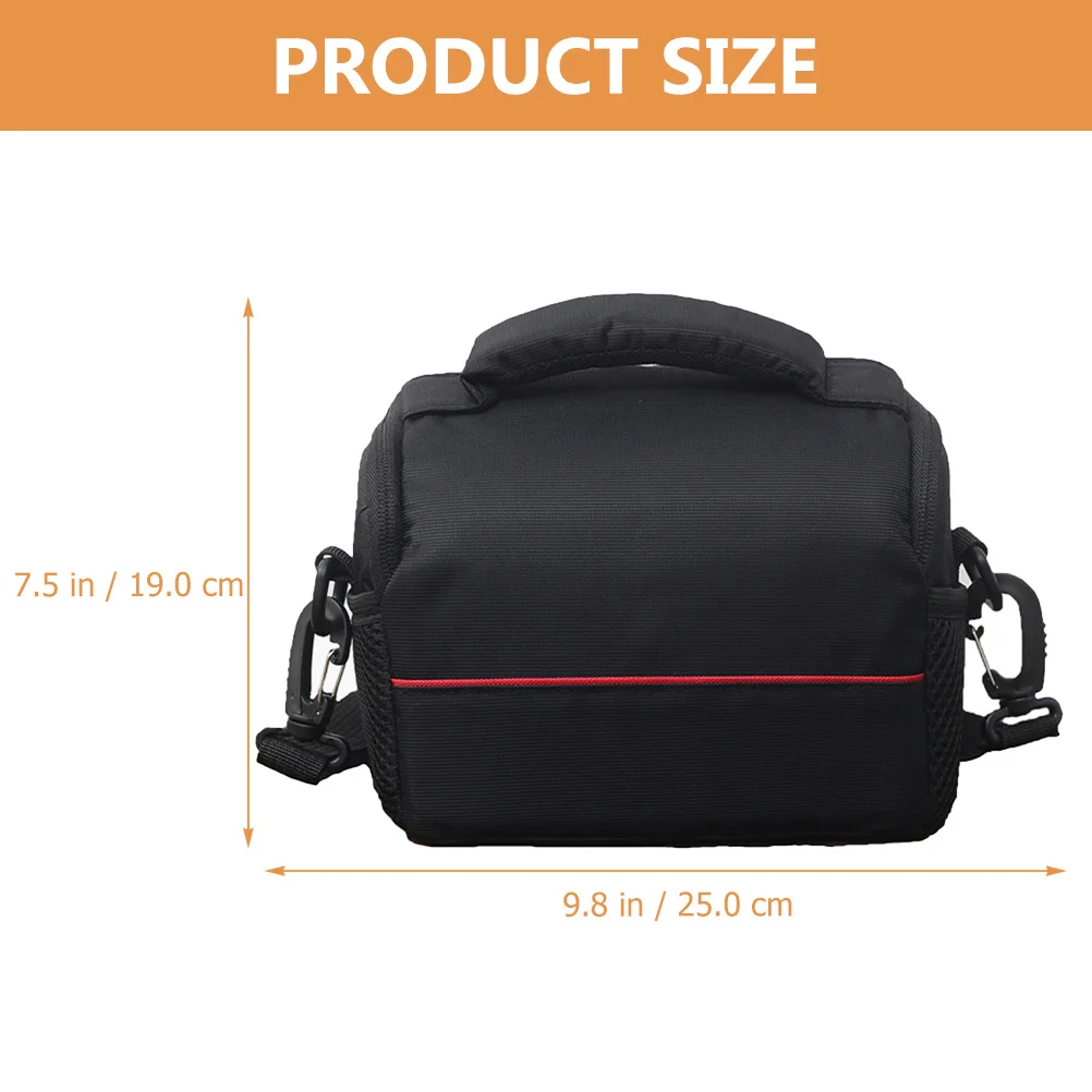 Nylon Dslr Camera Bag Shockproof Portable Travel Shoulder Case Adjustable Strap Padded Protective Storage Bag Camera Pouch